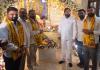 राज्याचे उपमुख्यमंत्री एकनाथ शिंदे यांच्या नंदनवन निवासस्थानी गणरायाचे दर्शन....