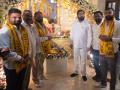 राज्याचे उपमुख्यमंत्री एकनाथ शिंदे यांच्या नंदनवन निवासस्थानी गणरायाचे दर्शन....