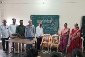 री धनदाई माता बहुउद्देशीय शिक्षण संस्था संचलित उच्च माध्यमिक विदयालयात गुरुपौर्णिमा उत्साहात साजरी