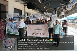 नासिक रोड रेल्वे स्टेशनवर स्वच्छता ही सेवा अभियान-२०२६ संपन्न 